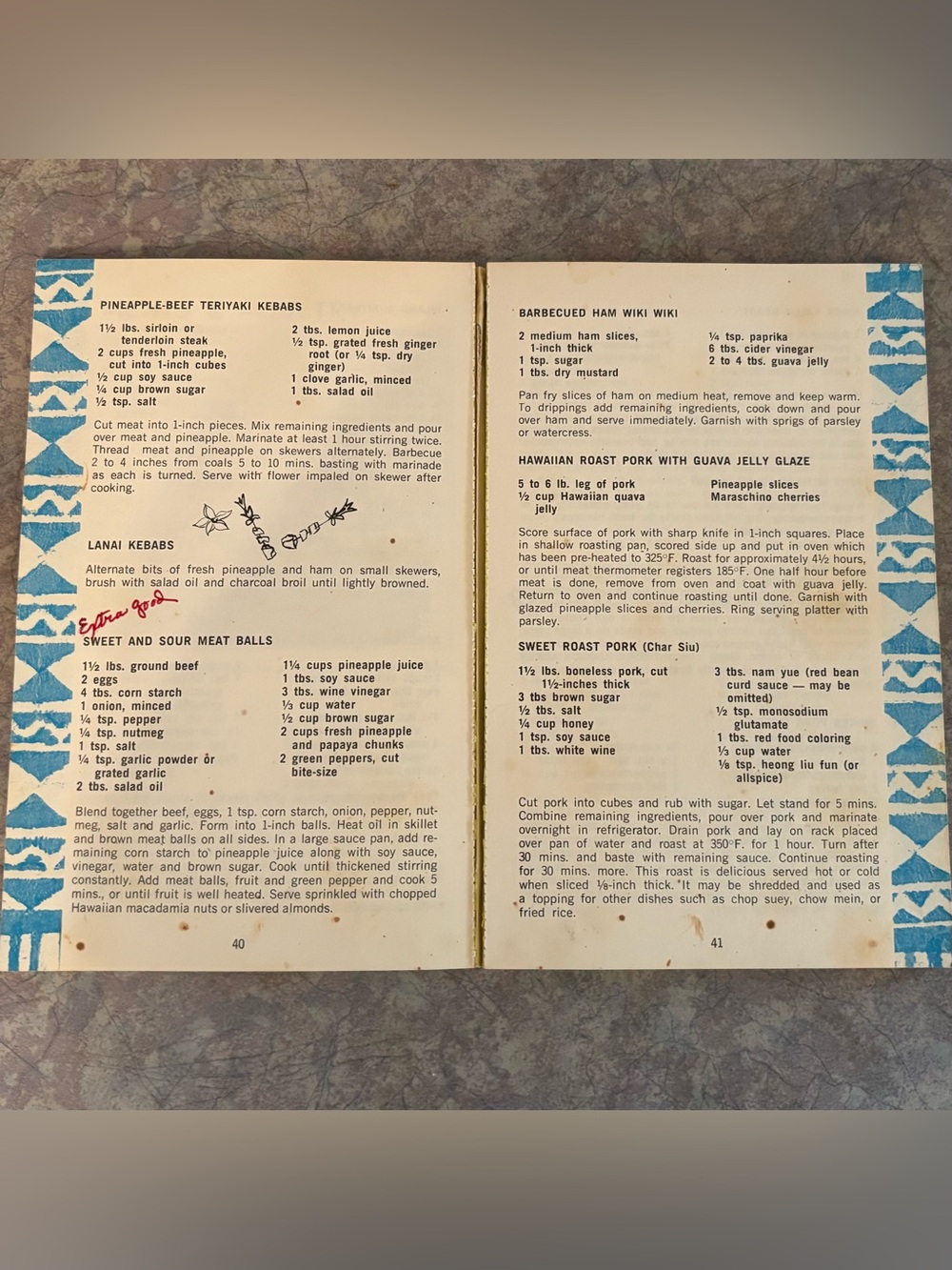 70's "The Pacifica House Hawaii Cook Book" - Traditional Hawaii Recipes and Luau - Picture 12 of 15